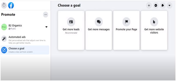 Promote online store operations with facebook page