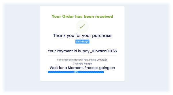Shopygo online store order process