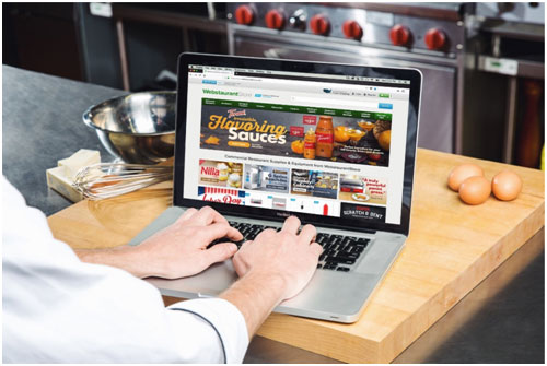 Building an online food store from home