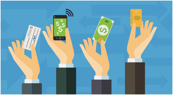 Grocery online store payment methods