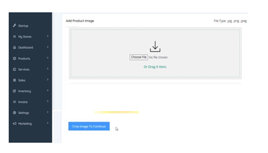 Shopygo helps to make your store visually effective by adding images for your products