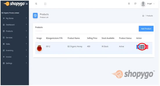 Detailed product info, add and customize all the general information and properties from shopygo