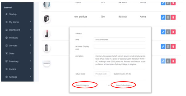 Check and update the product details through reports:Shopygo guide