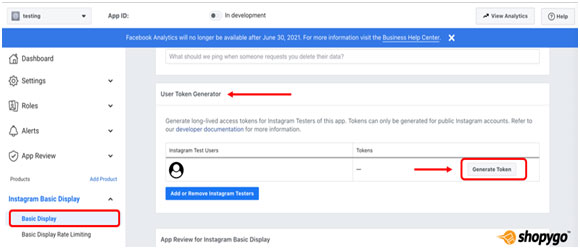 Update your stock status through dashboard with Shopygo